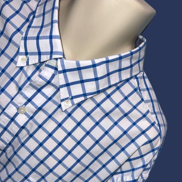 Big & Tall TailorBryd Big Check Long Sleeve Button Up Shirt Size 3X  #42 - Picture 2 of 9